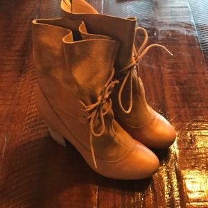 SEYCHELLES Camel Boots Sz 8